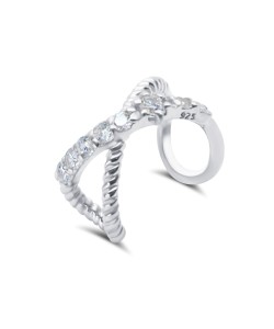Lovely Twist CZ Ear Cuff EC-1245